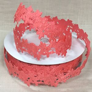 Сатенена лента ФИГУРАЛНА - РОЗИ - 03