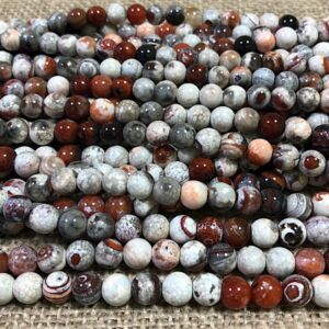 Natural Brecciated Jasper- 8 mm
