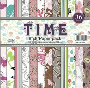 ДИЗАЙНЕРСКИ БЛОК 8" х 8" - TIME