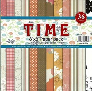 ДИЗАЙНЕРСКИ БЛОК 8" х 8" - TIME