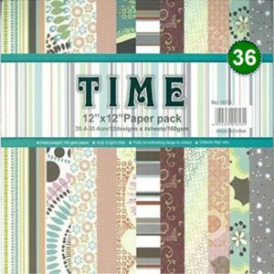 ДИЗАЙНЕРСКИ БЛОК 12" х 12" - TIME1613