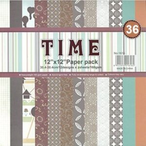 ДИЗАЙНЕРСКИ БЛОК 12" х 12" - TIME1616