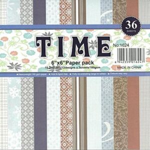 ДИЗАЙНЕРСКИ БЛОК 6" х 6" - TIME