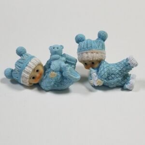 ФИГУРКИ БЕБЕНЦА РЕЗИНОВИ - 2 бр к-т - СИНИ