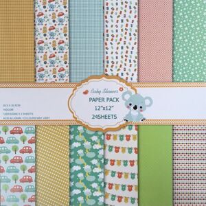 ДИЗАЙНЕРСКИ БЛОК 12" х 12" - Baby shower