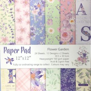 ДИЗАЙНЕРСКИ БЛОК 12" х 12" - FLOWER GARDEN