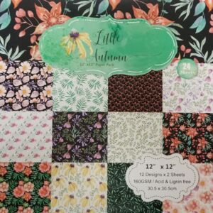 ДИЗАЙНЕРСКИ БЛОК 12" х 12" - LITTLE AUTUMN