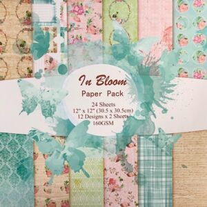 ДИЗАЙНЕРСКИ БЛОК 12" х 12" - IN BLOOM