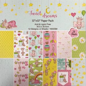 ДИЗАЙНЕРСКИ БЛОК 12" х 12" - Sweet dreams