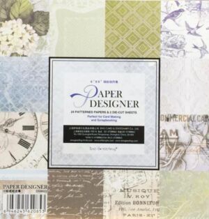 ДИЗАЙНЕРСКИ БЛОК 6" х 6" /15 х 15 см/ - 24 sheet + 2