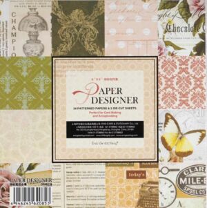 ДИЗАЙНЕРСКИ БЛОК 6" х 6" /15 х 15 см/ - 24 sheet + 2