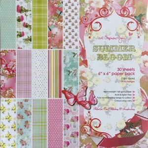 ДИЗАЙНЕРСКИ БЛОК 6" х 6" - SUMMER BLOOM