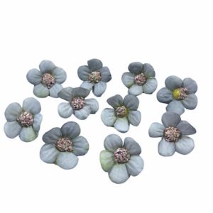 ТЕКСТИЛНИ ЦВЕТЯ - 50 бр - цвят 12 - 70116