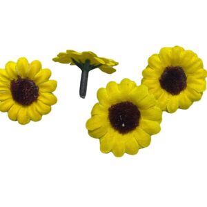 ЦВЕТЯ ТЕКСТИЛНИ - СЛЪНЧОГЛЕДИ - 50 БР - 02