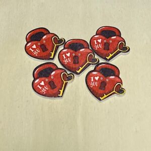 ДЪРВЕНИ ДЕКОРАЦИИ - СЪРЦА - 20 бр.