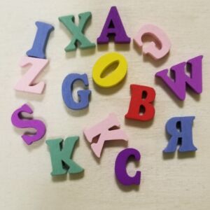 ДЪРВЕНИ БУКВИ ЗА ДЕКОРАЦИЯ - 100 бр.