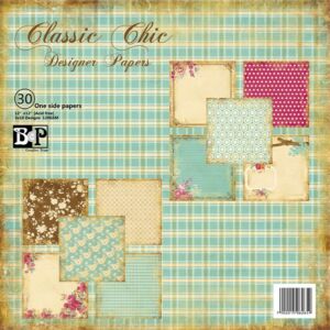 ДИЗАЙНЕРСКИ БЛОК 12" х 12" - CLASSIC CHIC
