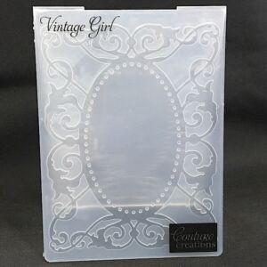 ПАПКА ЗА РЕЛЕФ А6 - РАМКА 5 / Vintage Girl