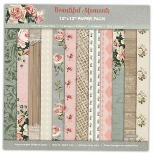ДИЗАЙНЕРСКИ БЛОК 12" х 12" - BEAUTIFUL MOMENTS