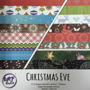 Дизайнерски блок 12" х 12" Christmas Eve - 220 гр - 48 страници