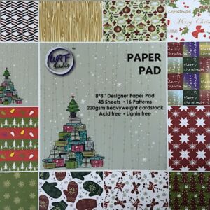 Дизайнерски блок 8" х 8" Christmas