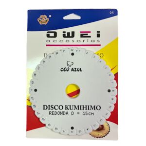 Кръгъл диск за плетене Kumihimo d15см