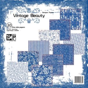 ДИЗАЙНЕРСКИ БЛОК 12" х 12" - VINTAGE BEAUTY