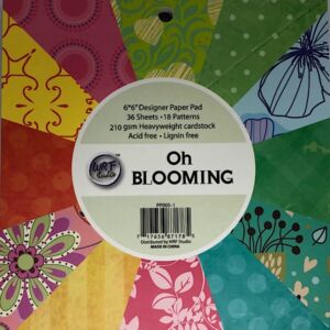 ДИЗАЙНЕРСКИ БЛОК 6" х 6" - OH, BLOOMING