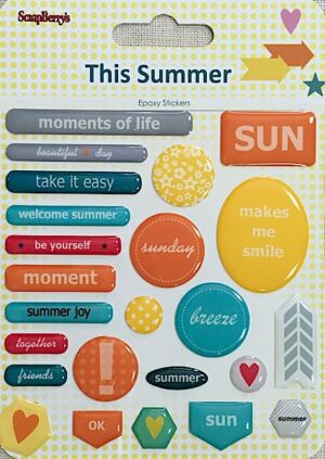 ДЕКОРАЦИИ К-Т - Стикери - This Summer - Scrapberry`s