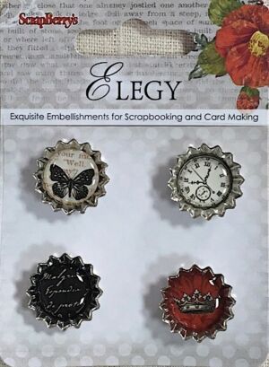 ДЕКОРАЦИИ КАПАЧКИ - Elegy - Scrapberry`s