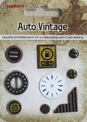 БРАДС к-т Auto Vintage - Scrapberry`s